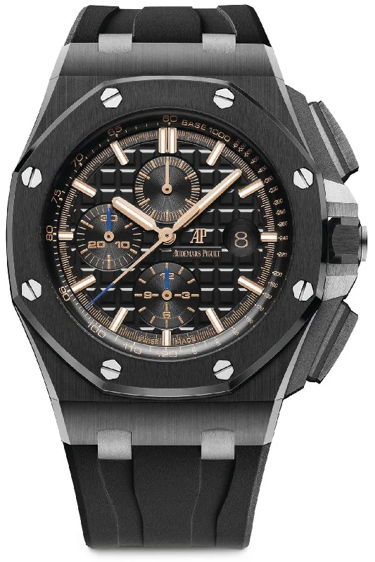 Royal Oak Offshore Chronograph with Black Ceramic Bezel (Ref#26405CE.OO.A002CA.02)