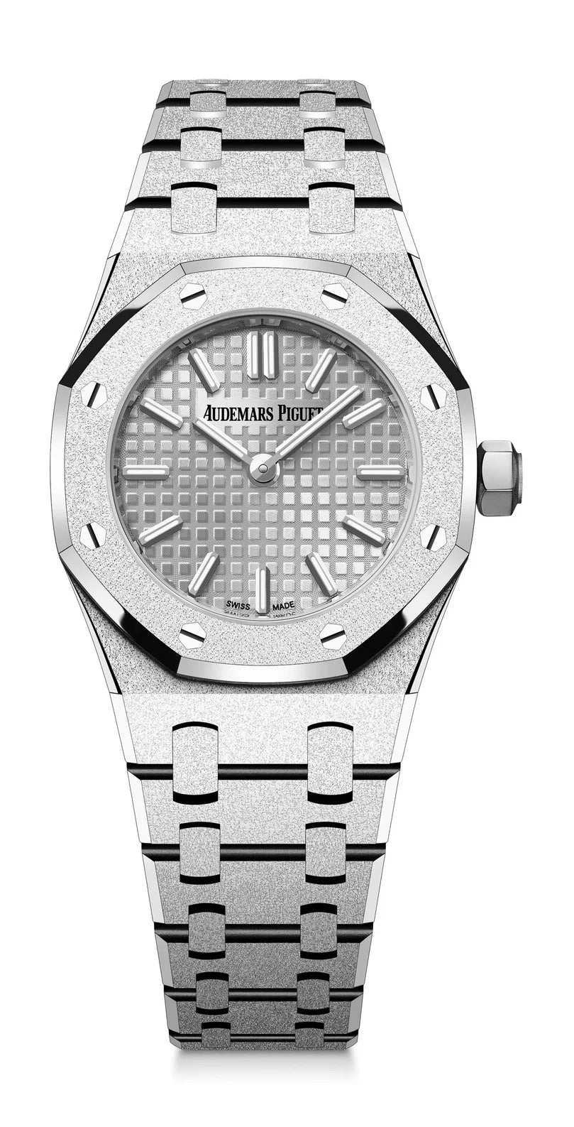 Audemars Piguet Royal Oak Mini FROSTED GOLD QUARTZ 67630BC.GG.1312BC.01 WHITE GOLD