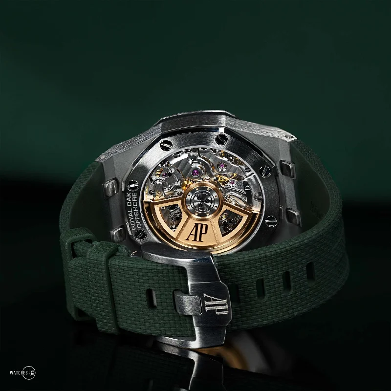 audemars-piguet-royal-oak-offshore-selfwinding-chronograph-with-44mm-green-mega-tapisserie-dial-ref