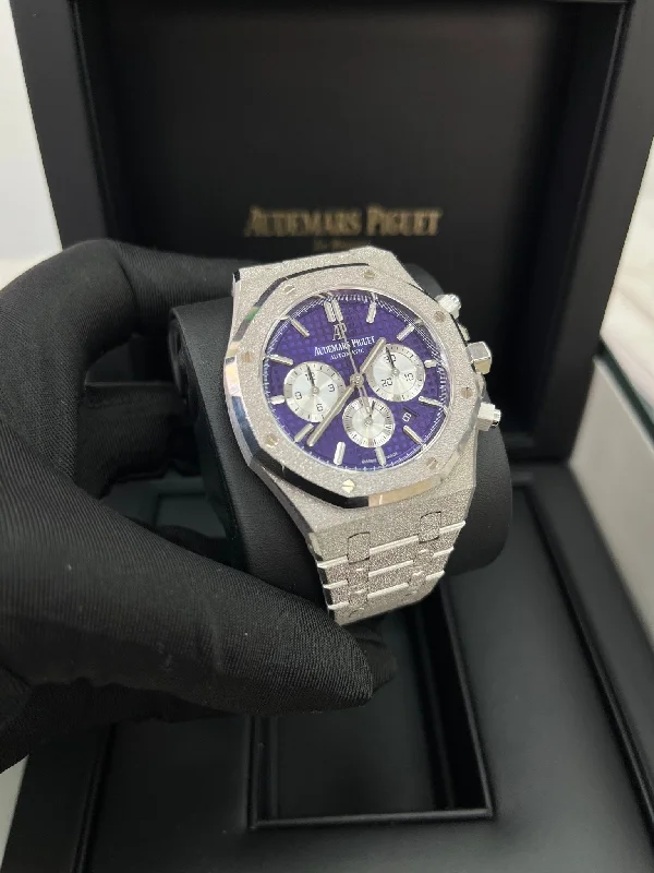 audemars-piguet-royal-oak-selfwinding-chronograph-frosted-white-gold-purple-dial-limited-edition-of-200-ref-26331bc-gg-1224bc-01