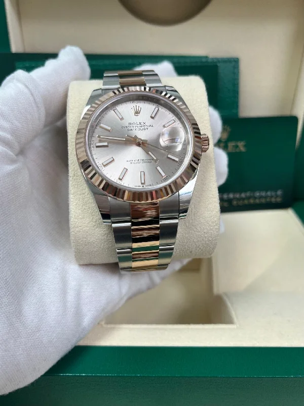 copy-of-rolex-datejust-41-rose-gold-and-steel-wimbledon-jubilee-fluted-bezel-ref-126331