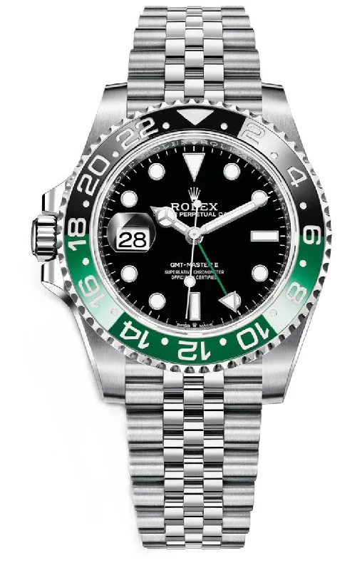 Rolex GMT-Master II With A Green And Black Bezel ""SPRITE"" (Reference # 126720VTNR)