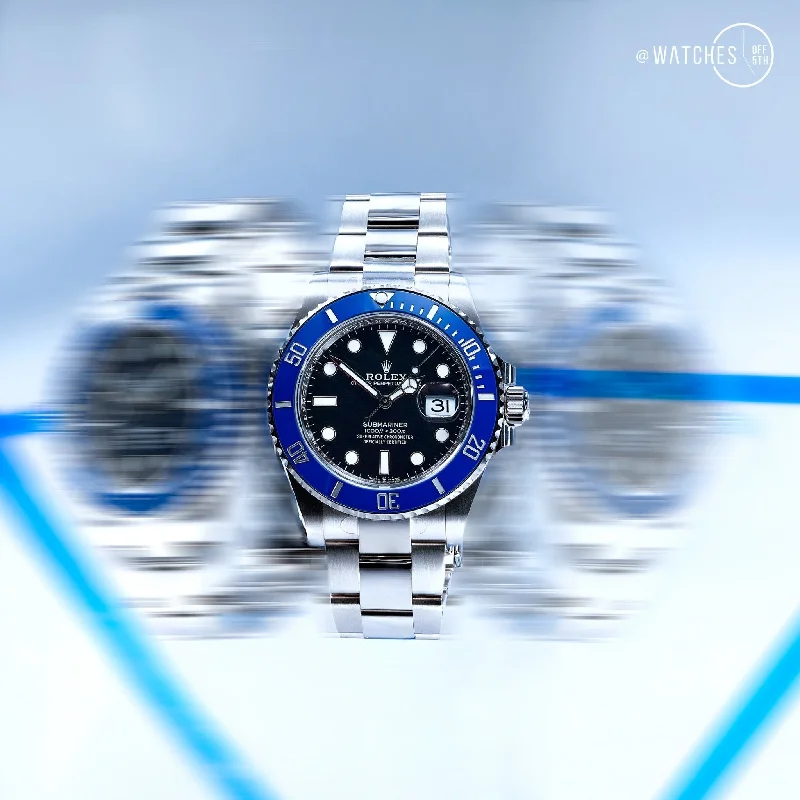 copy-rolex-white-gold-submariner-date-watch-the-blueberry-blue-bezel-black-dial-ref-126619lb