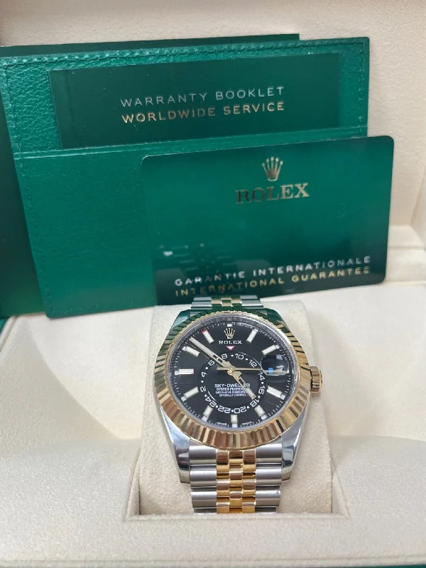 copy-rolex-yellow-rolesor-sky-dweller-watch-black-index-dial-jubilee-bracelet-ref-326933