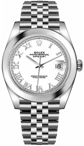 datejust-41-stainless-steel-white-roman-dial-smooth-bezel-jubilee-bracelet-ref-126300