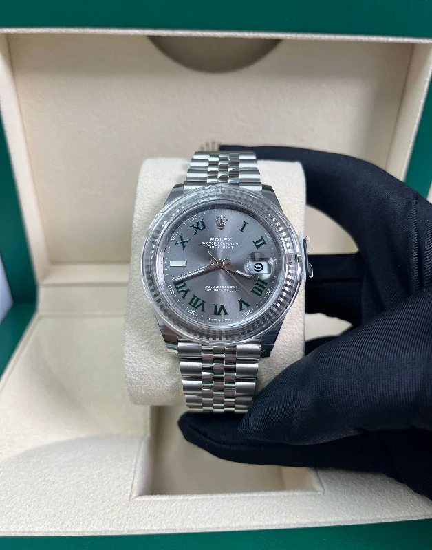 datejust-41-two-tone-18k-white-gold-steel-grey-slate-wimbledon-green-dial-jubilee-bracelet-ref-126334