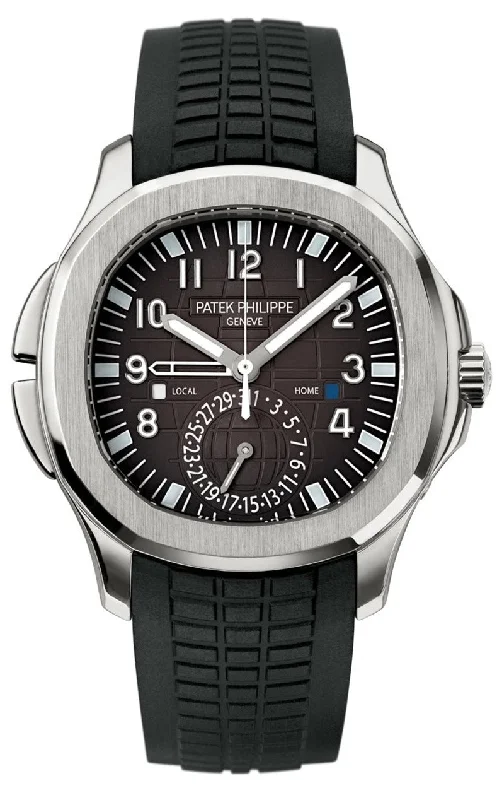 Patek Philippe Aquanaut Stainless Steel/ Dual Time (Ref#5164A-001)