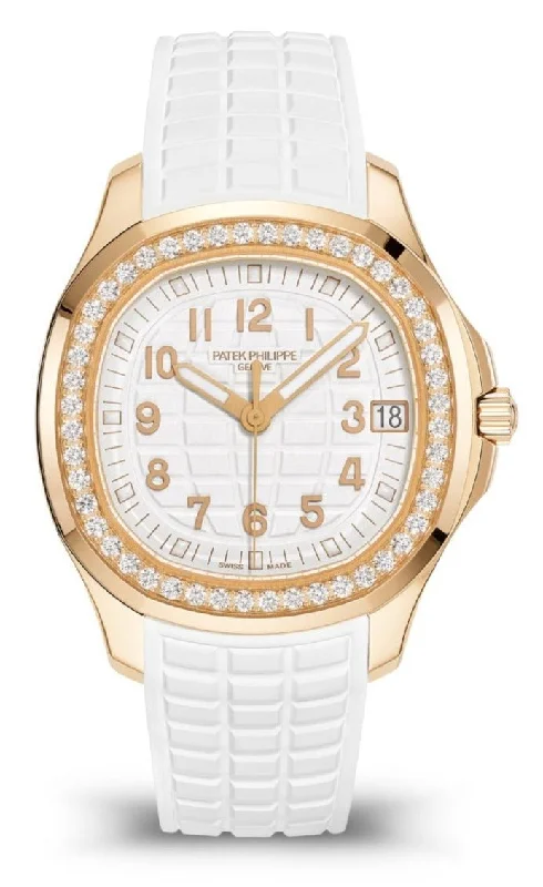 Patek Philippe Aquanaut Ladies Aquanaut Luce with Diamonds White Dial Rose Gold 5268/200R-001