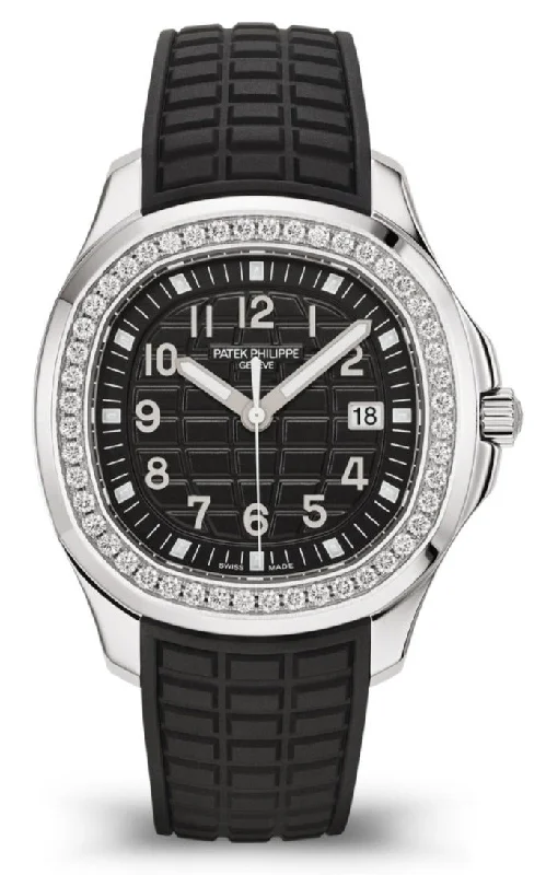 Patek Philippe Aquanaut Luce Black Dial Steel Case With Diamonds (Ref# 5267/200A-001)