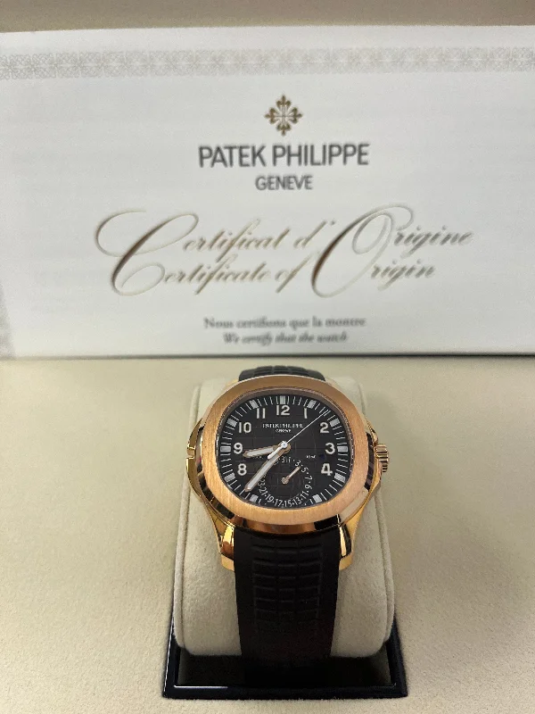 patek-philippe-aquanaut-time-travel-rose-gold-40mm-brown-dial-5164r-ref-5164r-001