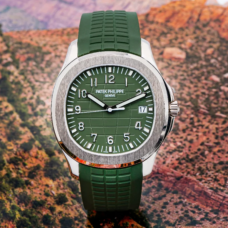 patek-philippe-aquanaut-white-gold-khaki-green-embossed-dial-ref-5168g-010