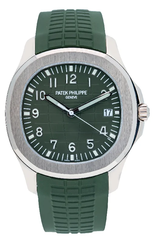 patek-philippe-aquanaut-white-gold-khaki-green-embossed-dial-ref-5168g-010