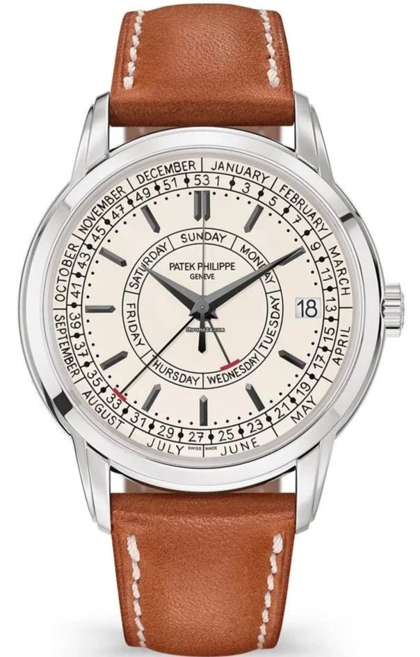 Patek Philippe Calatrava 5212A-001 Calatrava Weekly Calendar Automatic Silvery Opaline Dial Steel