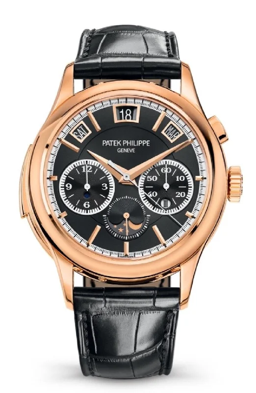 Patek Philippe Grand Complications (submodel) Rose Gold Black Dial 5208R-001