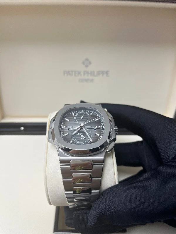 patek-philippe-nautilus-travel-time-chronograph-stainless-steel-black-gradated-dial-ref-5990-1a-001