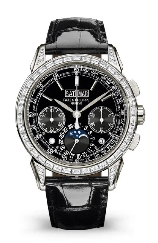 Patek Philippe Perpetual Calendar Platinum Black Dial 5271P-001