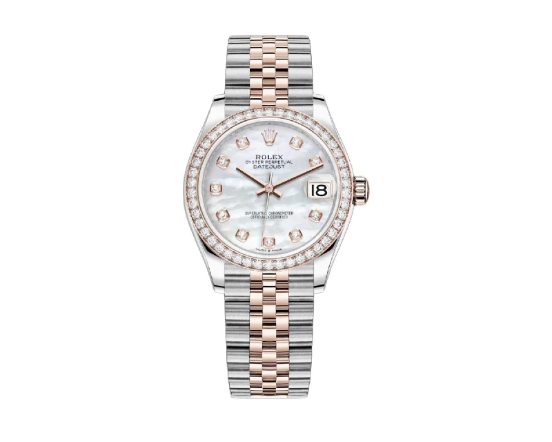 Rolex Datejust 31mm Mother Of Pearl Dial Rose Gold / Steel Reference #278381RBR