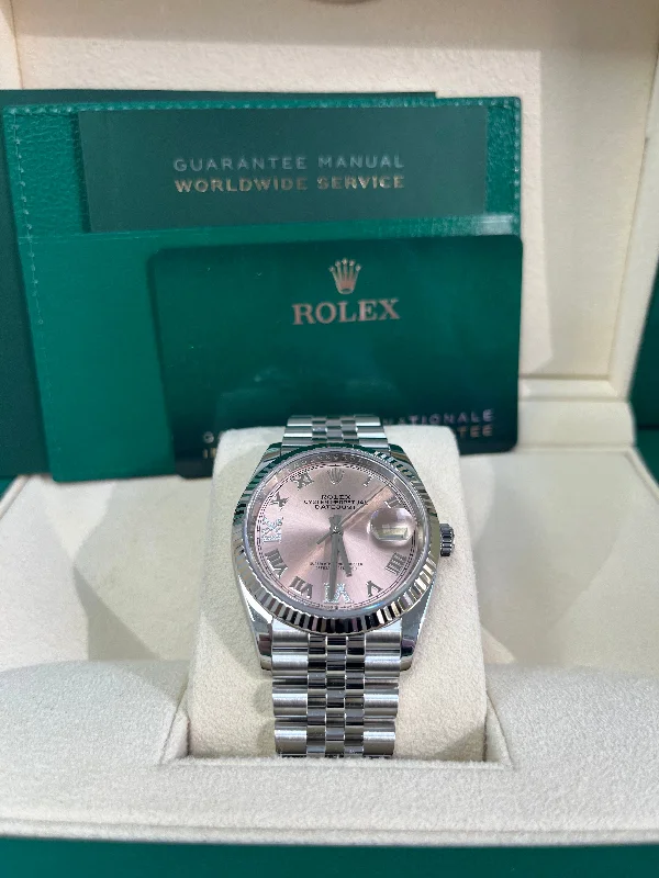 rolex-datejust-36-jubilee-pink-roman-dial-ladies-reference-126234