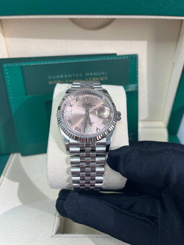 rolex-datejust-36-jubilee-pink-roman-dial-ladies-reference-126234