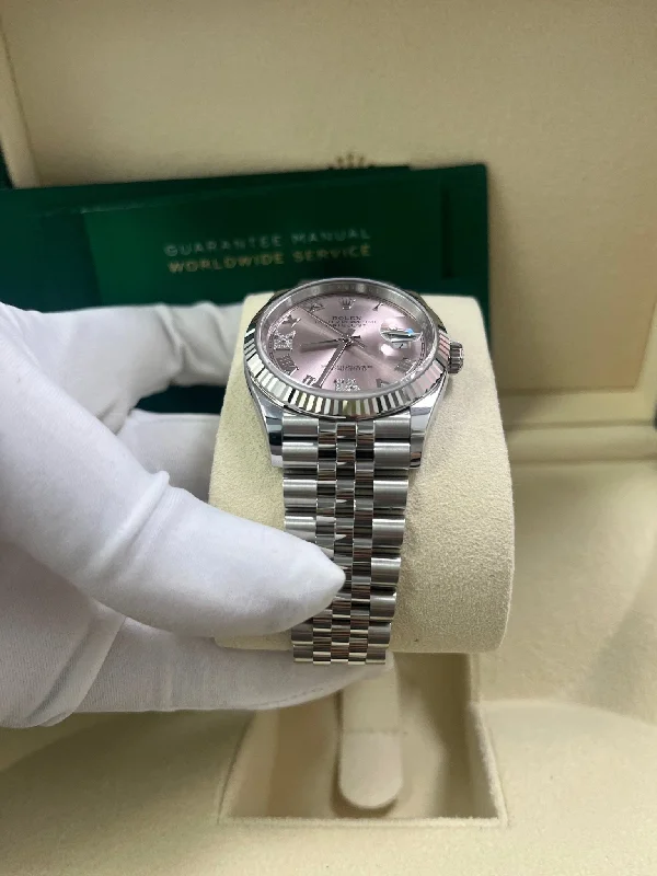 rolex-datejust-36-jubilee-pink-roman-dial-ladies-reference-126234