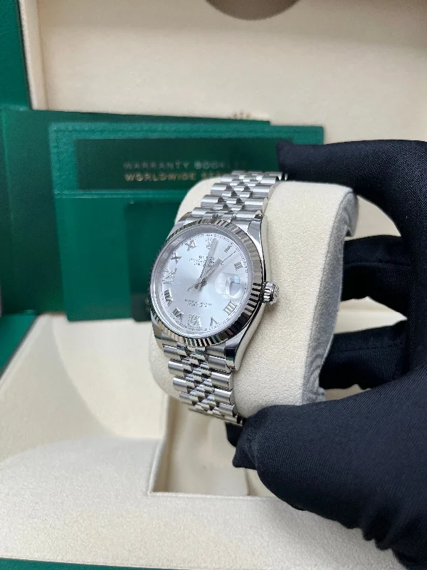 rolex-datejust-36-steel-datejust-36mm-fluted-bezel-silver-diamond-roman-vi-and-ix-dial-jubilee-126234