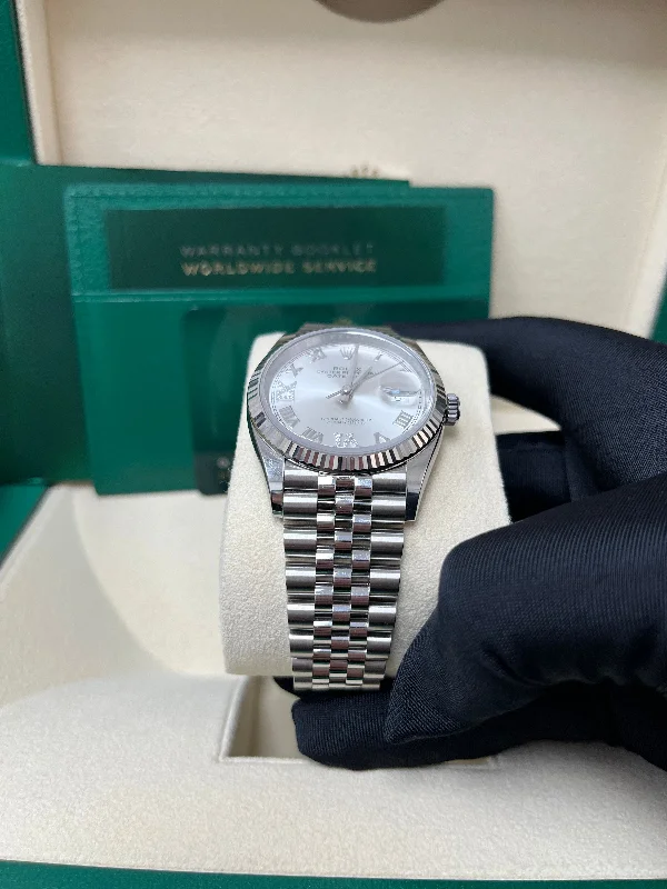 rolex-datejust-36-steel-datejust-36mm-fluted-bezel-silver-diamond-roman-vi-and-ix-dial-jubilee-126234