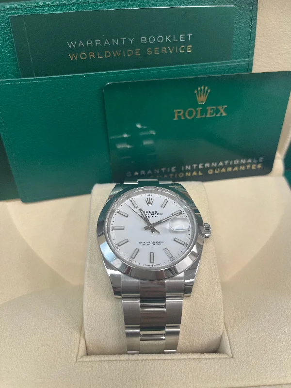 rolex-datejust-41-41mm-oyster-bracelet-steel-white-index-dial-reference-126300