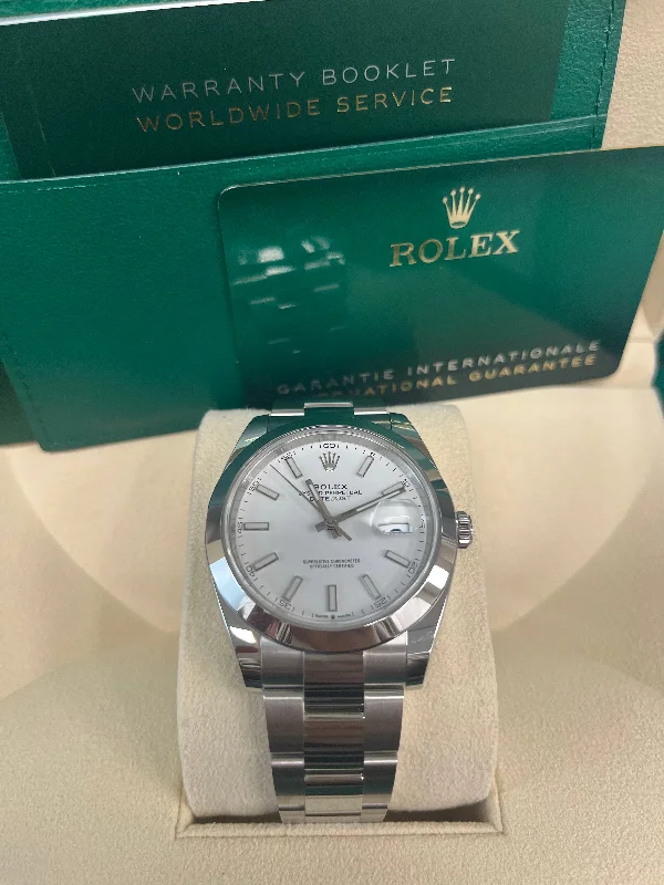 rolex-datejust-41-41mm-oyster-bracelet-steel-white-index-dial-reference-126300