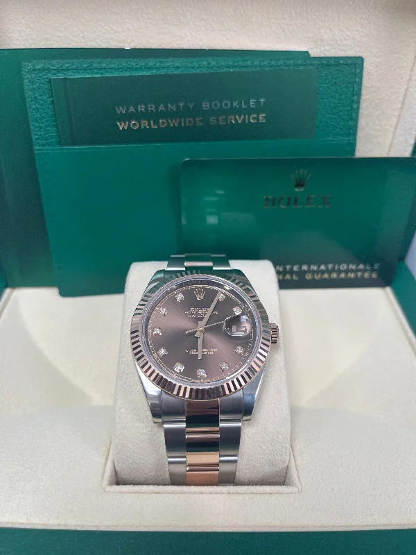 rolex-datejust-41-steel-and-everose-rolesor-chocolate-diamond-dial-oyster-bracelet-126331