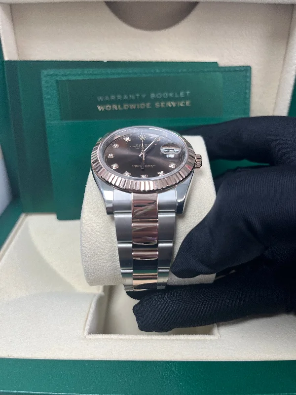 rolex-datejust-41-steel-and-everose-rolesor-chocolate-diamond-dial-oyster-bracelet-126331