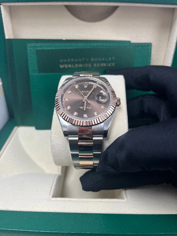 rolex-datejust-41-steel-and-everose-rolesor-chocolate-diamond-dial-oyster-bracelet-126331