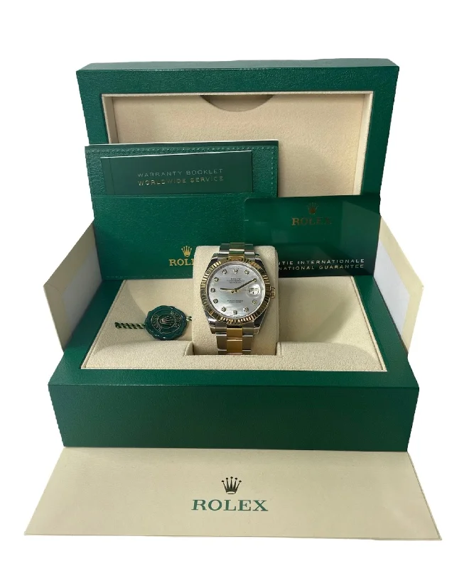 rolex-datejust-41-yellow-gold-steel-fluted-bezel-white-mother-of-pearl-diamond-dial-jubilee-ref-126333