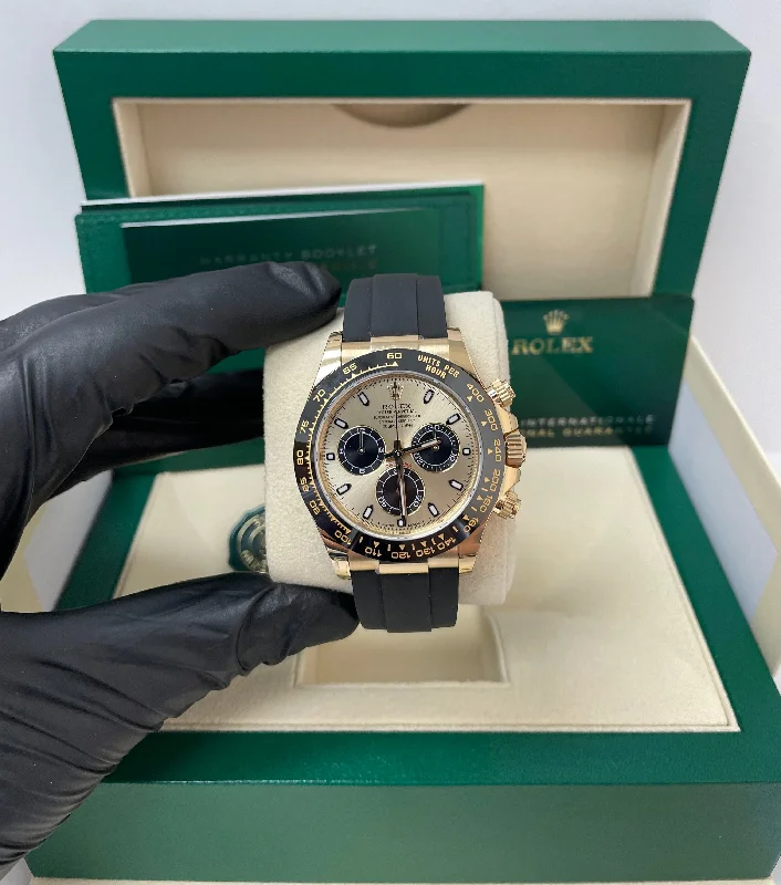 rolex-daytona-40mm-champagne-dial-with-black-subdials-black-oysterflex-strap-reference-116518ln