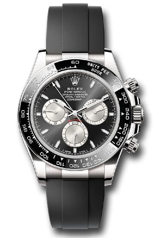 Rolex Daytona White Gold Cosmograph Daytona Black Bezel - Black And Steel Index Dial 126519LN