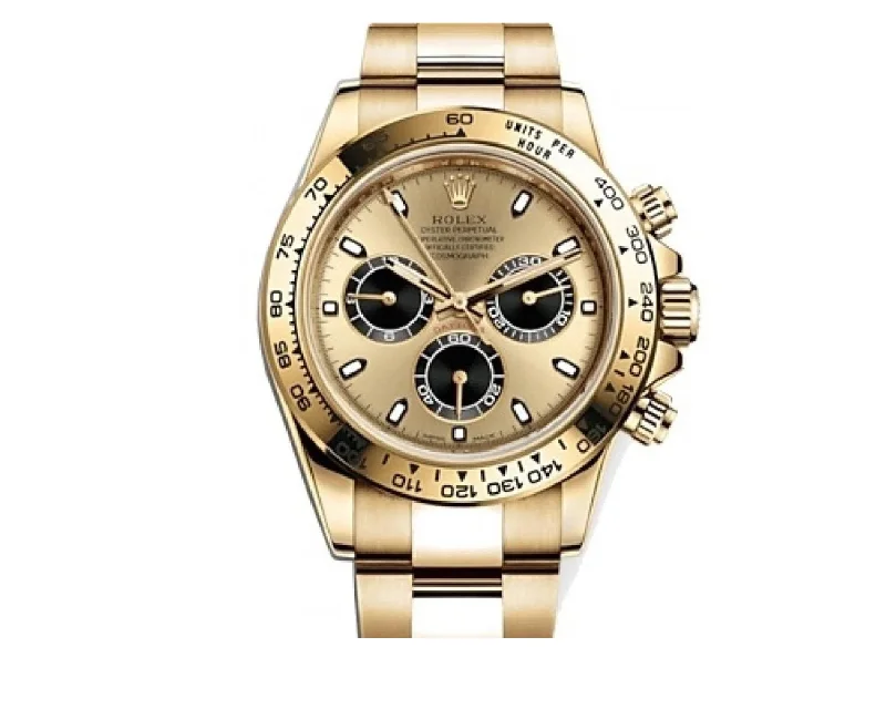 Rolex Daytona Yellow Gold Cosmograph Daytona 40 Watch - Champagne And Index Dial 116508