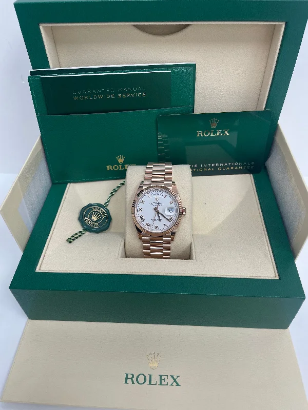 rolex-everose-gold-day-date-36-watch-fluted-bezel-white-roman-dial-president-bracelet-ref-128235