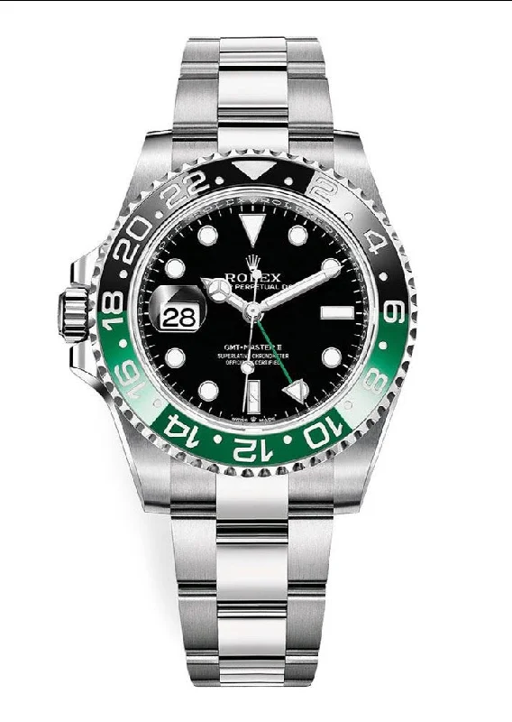 Rolex GMT-Master II With A Green And Black Bezel ""SPRITE"" (Reference # 126720VTNR)