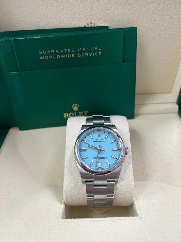 rolex-oyster-perpetual-36mm-stainless-steel-turquoise-dial-oyster-bracelet-ref-126000