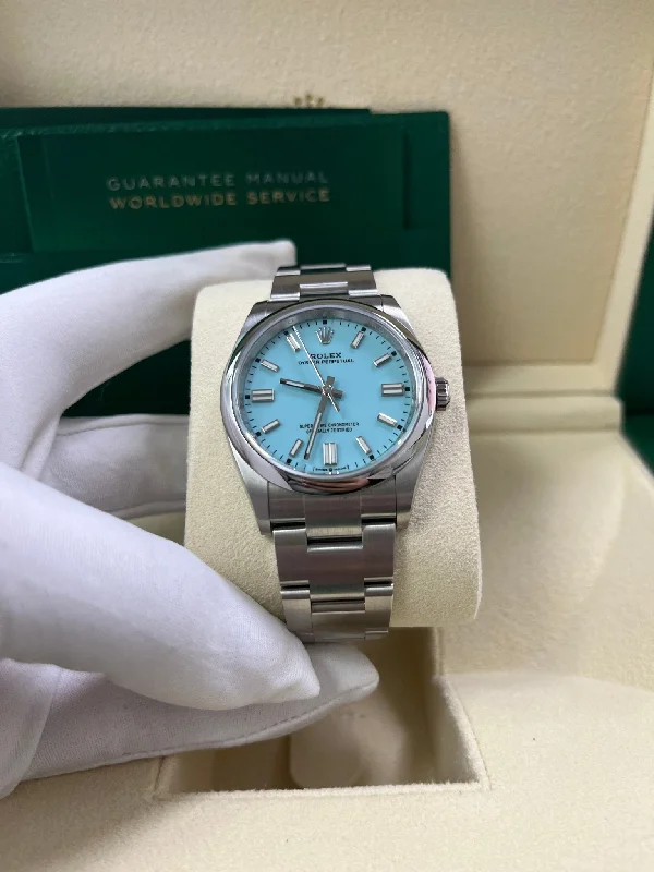 rolex-oyster-perpetual-36mm-stainless-steel-turquoise-dial-oyster-bracelet-ref-126000