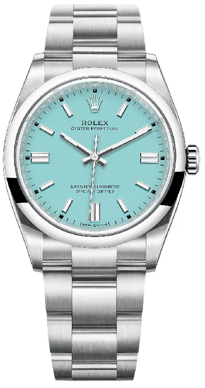 Rolex Oyster Perpetual 41 Stainless Steel - Turquoise Dial - Oyster Bracelet (Ref# 124300)