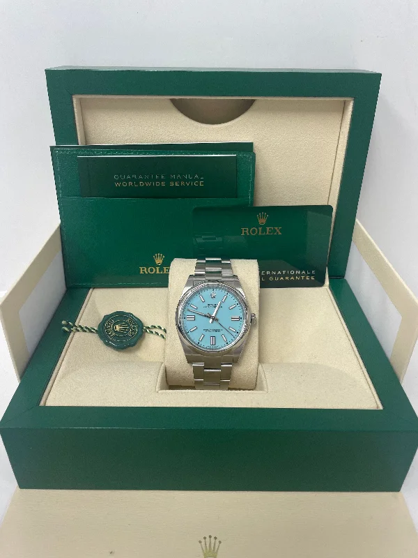 rolex-oyster-perpetual-41-stainless-steel-turquoise-dial-oyster-bracelet-ref124300