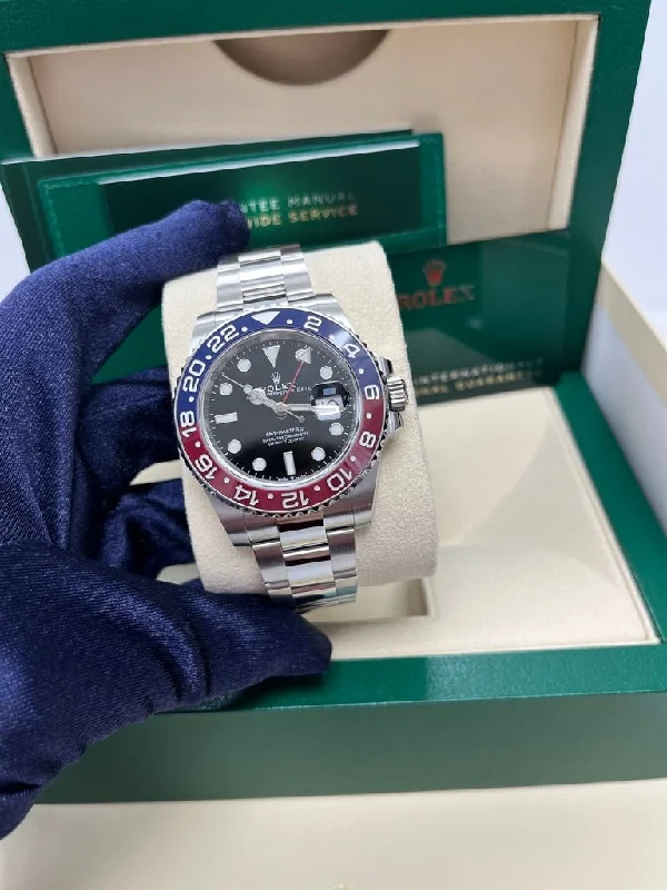 rolex-rolex-steel-gmt-master-ii-40-watch-blue-and-red-pepsi-bezel-black-dial-oyster-bracelet