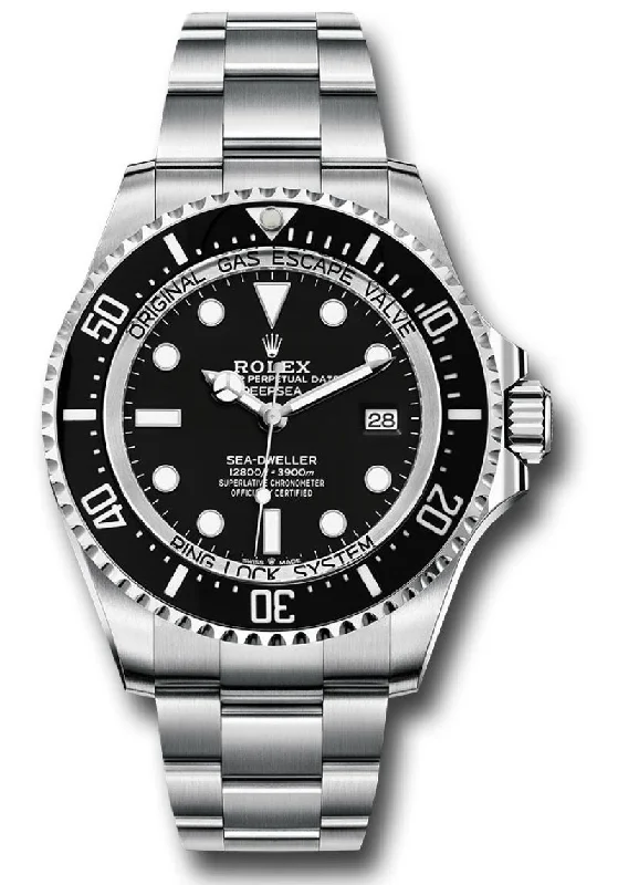 Rolex Sea-dweller Deepsea Black Dial Oyster Bracelet 136660