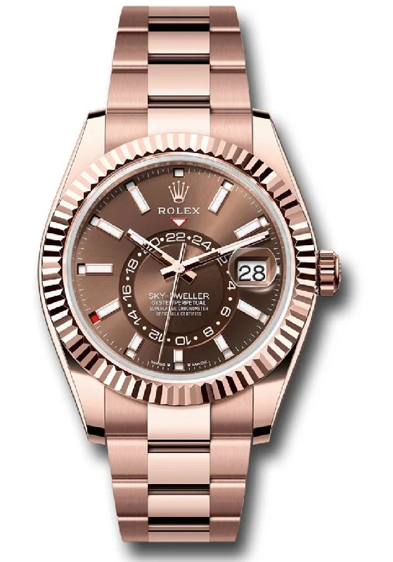 Rolex Sky-Dweller Chocolate Dial Oyster Bracelet 336935