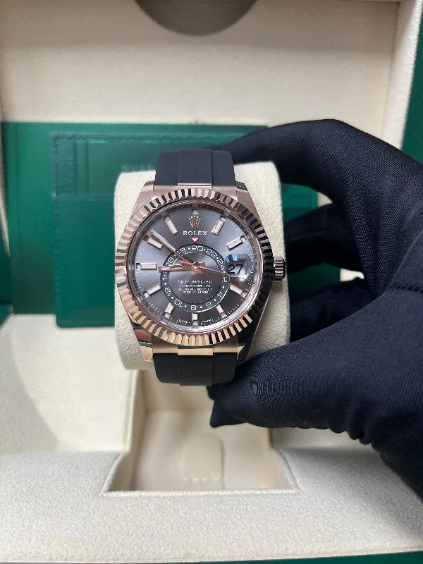 rolex-sky-dweller-rose-gold-42mm-black-dial-oysterflex-ref-326235