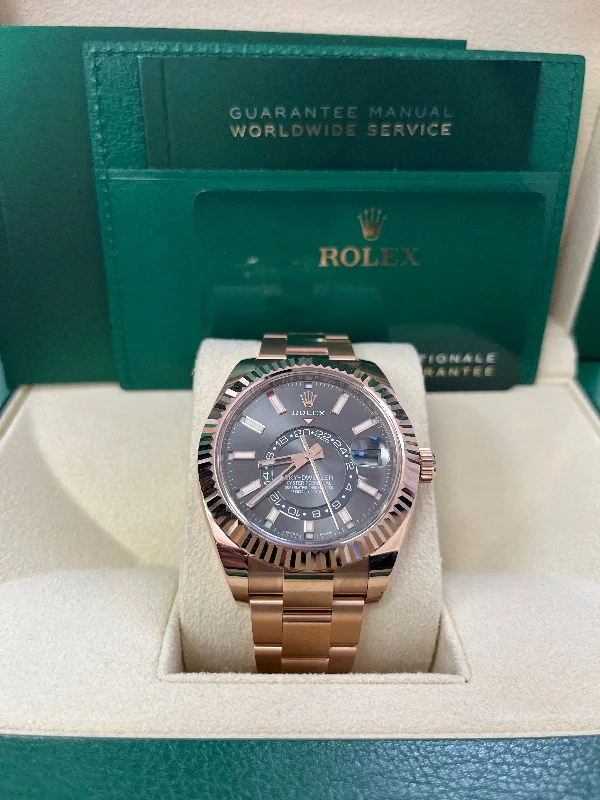 rolex-sky-dweller-rose-gold-dark-rhodium-index-dial-oyster-bracelet-ref-326935