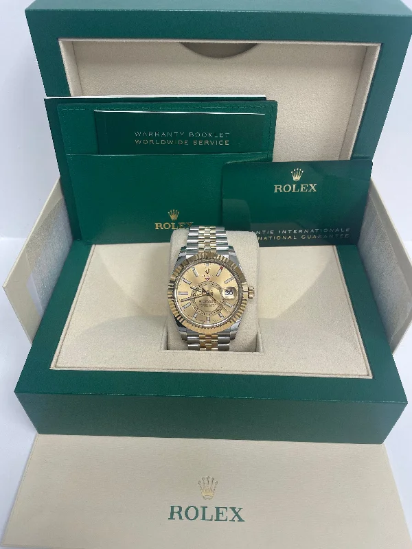 rolex-sky-dweller-two-tone-stainless-steel-yellow-gold-champagne-index-dial-jubilee-bracelet-ref-326933