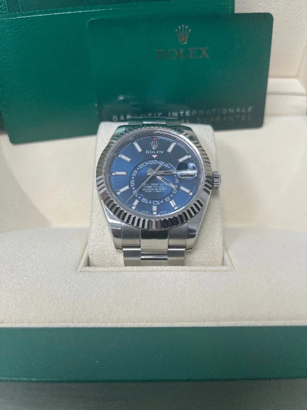 rolex-sky-dweller-white-rolesor-blue-index-dial-oyster-bracelet-ref-326934