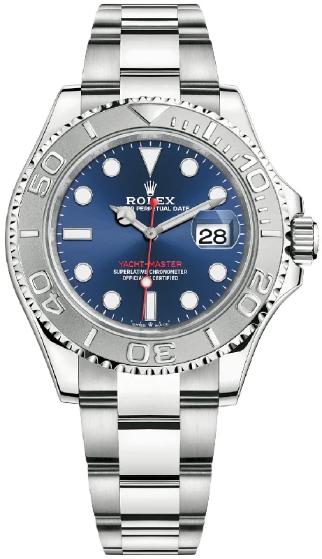 Rolex Yacht-Master 40 Two-Tone Platinum & Steel Watch - Blue Sunray Dial (Ref# 126622)