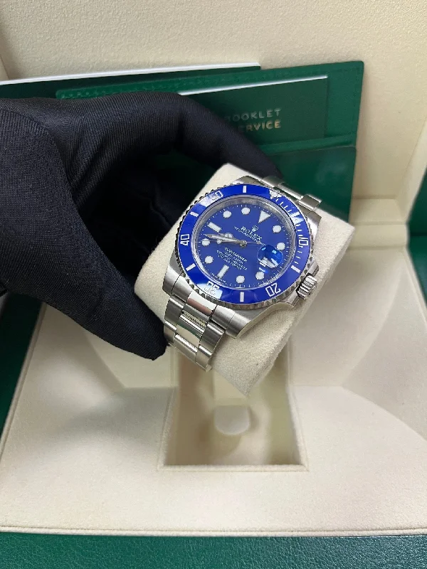 rolex-submariner-date-40mm-white-gold-blue-dial-smurf-reference-116619lb